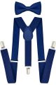 Imported Broad Strip high quality Suspender + Bow Tie for Unisex. 