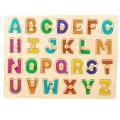 Wooden Alphabet Puzzle Board (ABC) Letters - Early Childhood Educational Tool - Preschool - Puzzle Board. 
