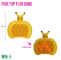 Pop Fidget Games for Kids Breakthrough Puzzle Game Machine Push Bubble Pop Puzzle Game Light Quick Push Game Console Push Button Toy for Kids Girl Boy Birthday Gift Poplight Antistress Fidget Toys. 