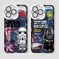 Cartoon Trend Brand Star Wars Phone Case For Huawei P40 Lite Nova 3i 5T 7SE 9SE Honor 90 Lite X7B X8B X9B X9A Y9 Prime 2019 P30 Pro Casing Cool Angel Eyes TPU Couple Soft Cover. 