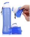 Foldable Water Bottle Silicone For Camping Traveling. 
