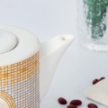 Ceramic teapot and cup set - teapot set for 2 persons - tea cup and kettle set Classy Design. 