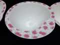 6PC - 5.5 inch, fine bone china floral small bowl, chinese rice bowls ceramic, kitchen bowl porcelain, ice cream bowl. 