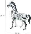 Battery Operated Walking Zebra Toy Horse Toy - Shakes Head, Wags Tail, Moves Around. 