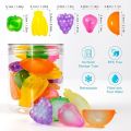 Ice Cubes Fruit Shape Reusable Plastic Ice Cubes, Chills Drinks Without Diluting, BPA Free, Washable Fake Ice Cubes for Cocktails, Wine, Beer or Coffee | Pack of 10. 