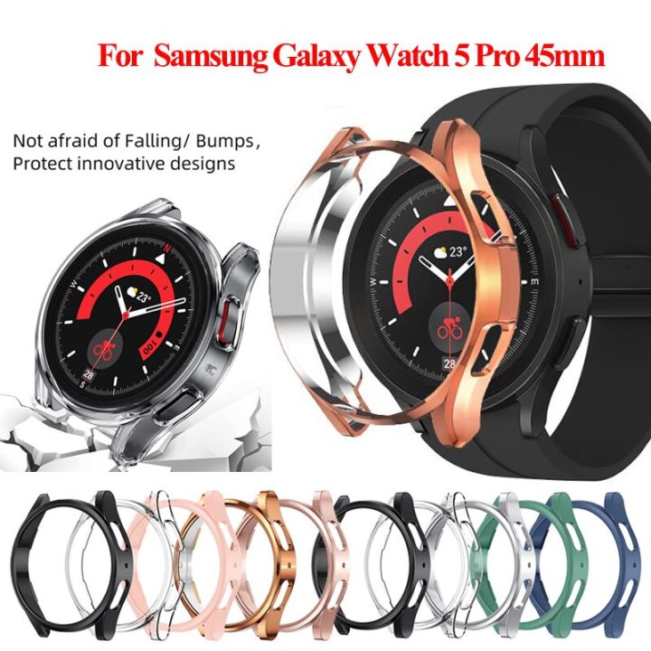 TPU Cover Case For Samsung Galaxy Watch 5 Pro 45mm Screen Protector Bumper For Samsung Watch 5 Pro Smartwatch Shell Accessories