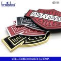 Harley Davidson 3D Chrome Badges Bike Emblem Stickers (Gold). 