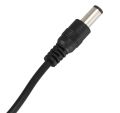 USB to 5.5mm DC Jack Power Cable – Quick, Portable Charging Solution (Black). 