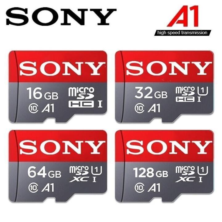 【COD + Gift】SONY Micro SD Card Class 10 TF Card 8GB 16GB 32GB 64GB 128GB 256GB 512GB 1024GB Up To 98MB/s Memory Card for Phone Tablet Flash Card