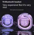 Air 39 Earbuds Wireless Crystal Transparent Bluetooth 5.3 Ear buds Wireless Headset Transparent Charging Case Heavy Bass Stereo Earphones Noise Reduction Sports Headset with Microphone Waterproof Headphone LED Digital Display. 