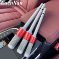 Lucullan Super Soft Synthetic Bristle Detailing Brushes Set PP Handle For Wheels,Tires, Engine Bay, Leather Seats, Door Panels. 