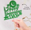 Happy Independence Day Digital Cake Topper, 14th of August Cake Topper, Party Celebration & Cake Decoration with ANY COLOR. 
