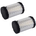 Mower Air Filters Replace for Briggs Stratton 796031 (591334 or 594201) Plus 797704 Foam Pre-Cleaner (Pack of 2) - yellow & black. 
