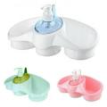Kitchen Tool Sink Organizer Sponge Holder For Kitchen Tidy Soap Dispensing Sponge Holder - Plastic - 1 Pc. 