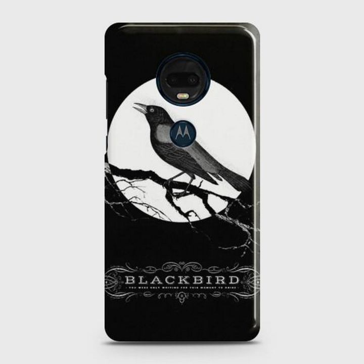 Motorola Moto G7 Cover - SkinLee HQ Hard Case - Rendering Black Bird - SKINLEE-559-1-581-422