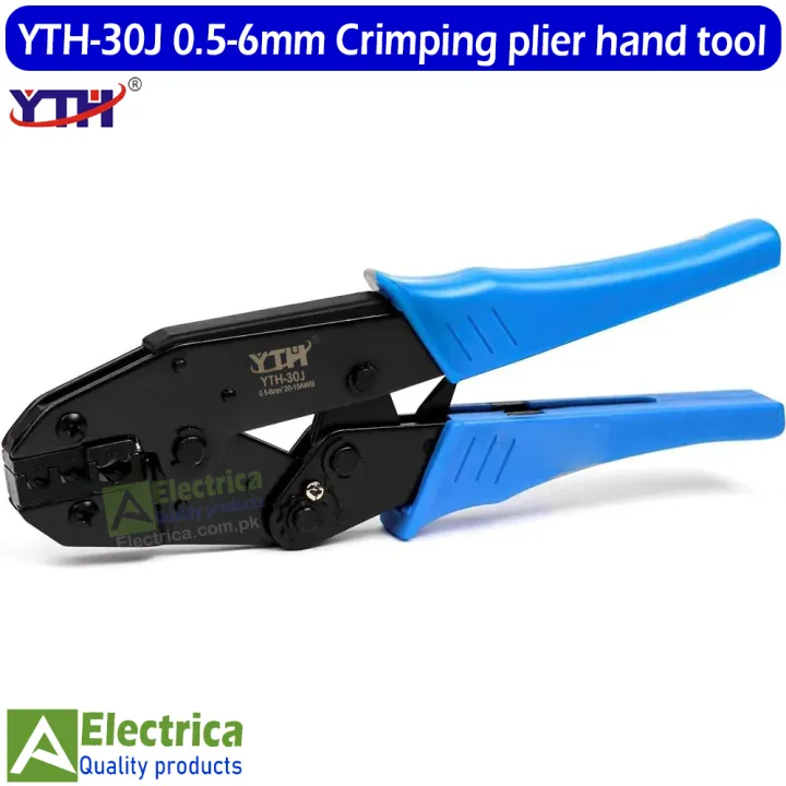 YTH%20YH-30J%20Insulated%20Wire%20Terminals%20Connectors%20Ratcheting%20Crimper%2020-10AWG(0.5-6mm%C2%B2)%20by%20Electrica%20-%20Image%202
