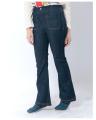 Blue - Denim - Flared Fit Palazzo Jeans For Women. 