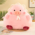 Cute Dundun Little Yellow Duck Doll Piggy Doll Plush Toy Ragdoll Pillow Birthday Gift for Children and Girls. 