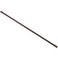 Extendable Telescopic Spring Loaded Net Voile Tension Curtain Rail Pole Rods,70~120cm,Wood color. 