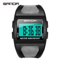 SANDA Brand New Original Hot Sale Men's Casual Watch Brand LED Digital Watch Luminous Fashion Luxury Waterproof Quartz Watch Outdoor Multi-function Watch. 