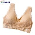 High Elastic Wide Straps Sport Bra Stylish Supportive Front Criss Cross Lace Sports Bra Perfect for Active Southeast Asian Women. 