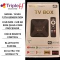 Triple H - YK10V TV BOX - Android Tv Box 13th Gen - GOOGLE TV BOX - Voice Remote Control - Bluetooth Pairing - HDR 10 - QUAD-CORE PROCESSOR - 4K Ultra-HD - Chromecast Built-in. 