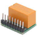 Double‑Pole Double‑Throw Relay Module DPDT Ultra-Small Automatically Adjust. 
