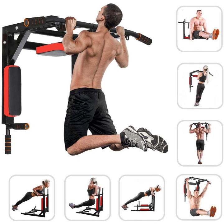 2-in-1%20Wall%20Mounted%20Pull%20Up%20Bar%20&%20Dip%20Station%20-%20Multi-Grip%20Chin%20Up%20Bar%20for%20Home%20Gym%20Fitness%20-%20Strength%20Training%20Equipment%20-%20Image%202