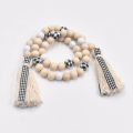 Wooden Beads String Lightweight Fine Workmanship Wooden Beads String. 