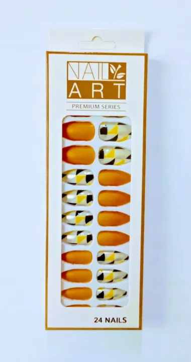 24%20Pcs%20Artificial%20Nails%20colour%20Full%20for%20Girls,%20No%20Required%20Glue%20-%20Image%208