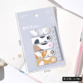 imoda Cute Cartoon Cat Index Sticker Lovely Sticky Note Diy Scrapbook Sticker Dairy Decoration. 