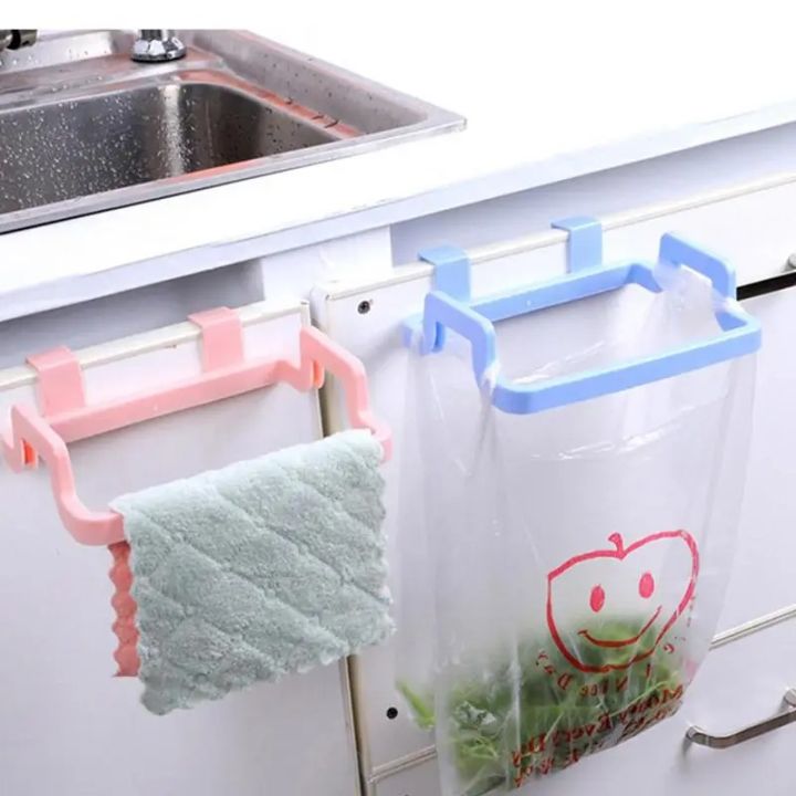 1pcs Hanging Trash Bag Rack Garbage Bag Rack Rubbish Bag Storage Rack ...