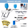 Vortex Launcher Automatic Electric Rechargeable Gel Blaster Toygun For Kids with 2500 Gel Balls - Assorted Color. 