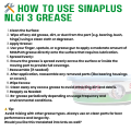 SINAPLUS NLGI 3 Grease 350g – Industrial-Grade Lubricant for Bearings & Machinery. 