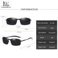【shengxiong6525】LouisWill Men Polarized Sunglasses UV400 Eyewear AL-MG Frame Sun Glasses for Drivers, Box. 
