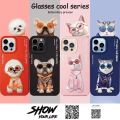 Nimmy Design Rich and Beautiful Girl Pink Cat Face Printed Cover For iPhone 13 Pro Max. 