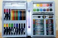 Children Drawing Art Set with Pencils, Markers, Watercolor Set, and Supplies - Creative Stationery Kit. 