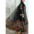 Chifone & Net (3 Pcs Unstitch) BRIDAL WALIMA SHADI DRESS FOR GIRLS AND WOMEN  balochi sindhi punjabi pathani. 