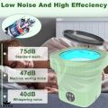 11L/6L Mini Portable Washing Machine – Foldable Washing Machine with Dryer – Baby Clothes Washer – Compact Washer for Kids Clothes – Travel & Dorm Use – Small Washing Machine with Dryer Function – Electric Laundry Bucket Washer for Home & Outdoor. 