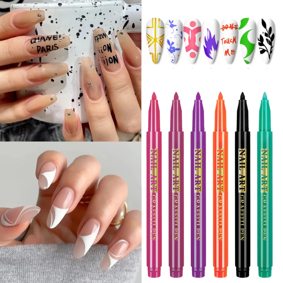 Trendygirl Nail Art Pen Quick-drying DIY 3D Abstract Lines Nail