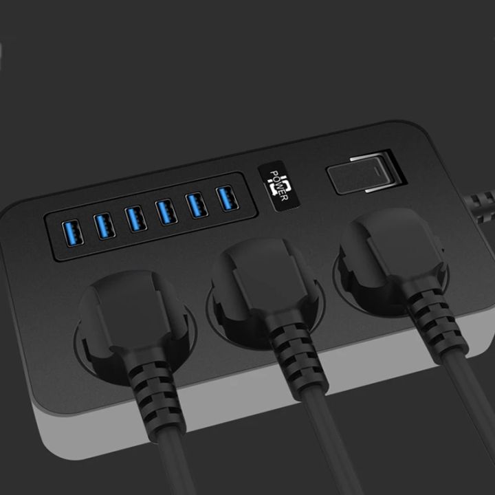 POWER%20Multi%20Power%20Plug%20Extension%20Board%20with%206%20USB%20Ports%20+%203%20Sockets%20Universal%20Travel%20Charging%20Adapter%20Surge%20%20With%201.8%20Meter%20Heavy%20Duty%20Copper%20Wire%20-%20Black%20-%20Image%207