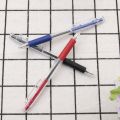 Ballpoint Custom Transparent Ballpoint Pen Plastic Ball-point Pen Red  Blue And Black Colors. 