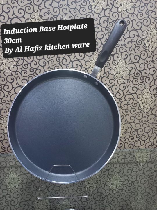 Induction Base Nonstick Tawa 30CM Heavy Duty 3Layer Coating Roti ...