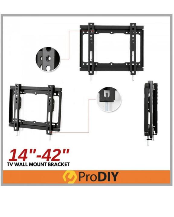 NICE%20Steel%20LED%20LCD%20TV%20Wall%20Mount%20Bracket%20Stand%2014-42"%20for%20Samsung%20Sony%20-%20Image%205