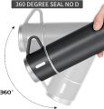 Stainless Steel Coffee Thermos Vacuum Flask Set, Insulated Water Bottle with Three Cup for Hot and Cold Drinks. 