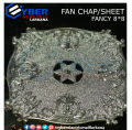 Grace Fancy Fan Chap/ Fan Sheet 8*8|  Grace Fancy Fan Chap, also known as a fan sheet, is an elegant and versatile decorative piece typically used for various craft and textile purposes. Measuring 8x8 inches, this fan chap is designed to add a graceful to. 