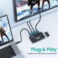 Color	HDMI SWITCH 4K 60Hz-Black Connector Type	HDMI Brand	KOOFIT Compatible Devices	for PS5, PS4, PS3, Blu-ray, Xbox One, Xbox 360, Chromecast, Apple TV, Roku, DVD, DVR, PC Cable Type	HDMI. 