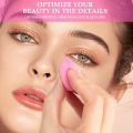 4/12Pcs Mini Beauty Egg Makeup Blender Cosmetic Puff Wet and Dry Use Soft Makeup Sponge Cushion Foundation Powder Sponge. 
