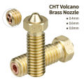 Volcano Brass/Stainless Steel/CHT Nozzle 0.4/0.6/0.8mm for Sidewinder X2 Genius Vyper 3D Printer Volcano Nozzle 1.75mm Filament. 