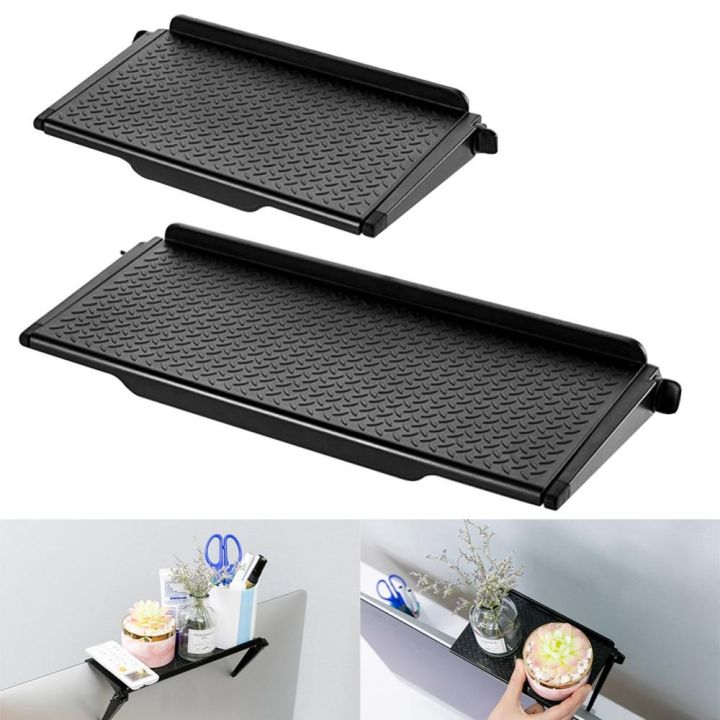 ZMM Home Office Storage Rack Adjustable TV Screen Top Shelf Holder ...